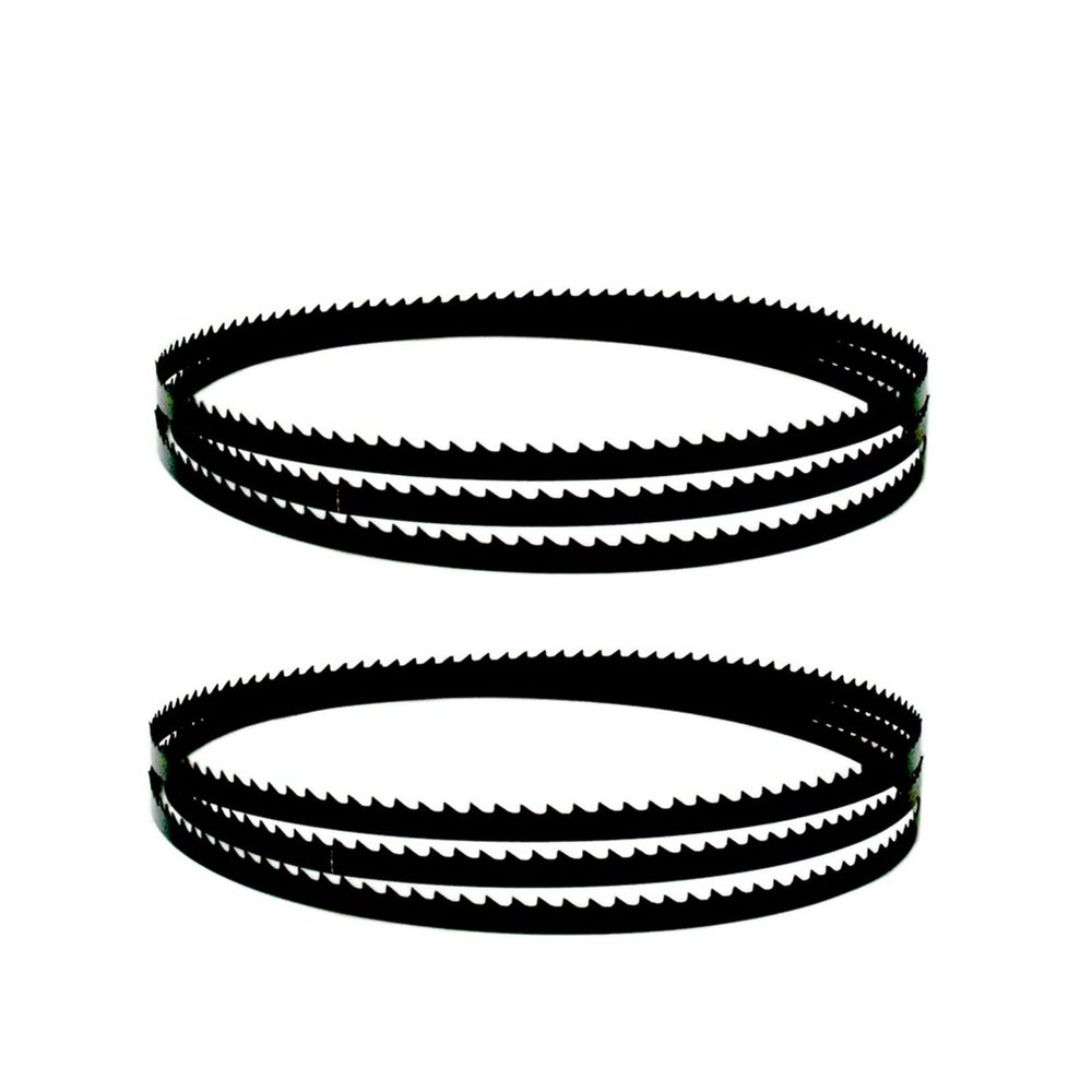 PNAJFUEL Band Saw Blades, 2-Pack, SK5 Carbon Steel, 1400 x 9.5 x 0.65 mm, 14 TPI