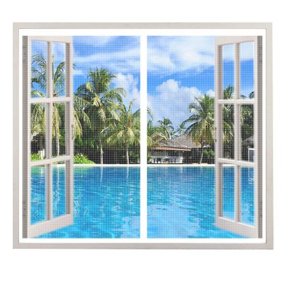 Magnetic Window Insect Screen 100 x 160 cm, White