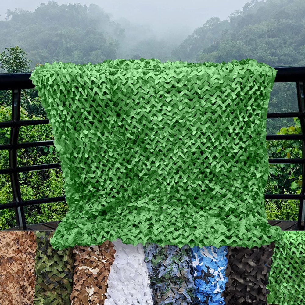 Customizable Camouflage Net for Privacy, Shade, Hunting & Camping