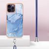 Beajew Phone Lanyard Case Compatible with Samsung Galaxy A55, Blue Silicone Case with Adjustable Neck Strap view 2