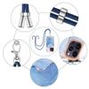 Beajew Phone Lanyard Case Compatible with Samsung Galaxy A55, Blue Silicone Case with Adjustable Neck Strap view 4