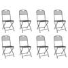 9-Piece Anthracite Garden Dining Set with Mesh Chairs and Table view 3