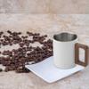 Double-Wall Stainless Steel Coffee Mug with Wooden Handle view 4
