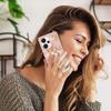 Beajew 360° Rotating Ring Case for Xiaomi Poco M6 Pro/Redmi Note 13 Pro 4G, Marble Glitter TPU, Slim Transparent Rose Gold view 4