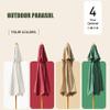 CMYCYDDPLY Outdoor Patio Umbrella, 8-Rib Market Umbrella, Durable, Color C view 4