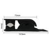 Kliplinc 4-Piece Tubing Cutter, Steel + POM, Black view 4