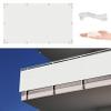 Balcony Privacy Screen 55 x 450 cm, White view 1