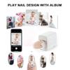 YXCMD Smart Nail Printer, Desktop Nail Art Robot, Portable Digital 3D Nail Art Printer with Wi-Fi/DIY Support view 3