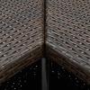 CIADAZ 8-Piece Garden Bar Set with Cushions, Brown Poly Rattan view 2