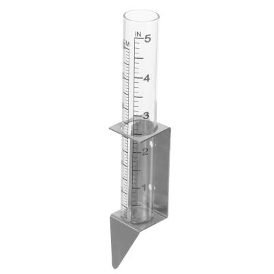 Supvox Garden Rain Gauge with Stainless Steel Holder