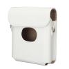 Naroote PU Leather Camera Case for Link Square, Classic Retro, White view 1