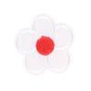 Wambere 48-Piece White Flower Iron-On Embroidered Patches view 1
