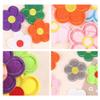 Wambere 48-Piece White Flower Iron-On Embroidered Patches view 3