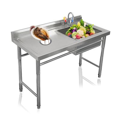 Stainless Steel Kitchen Sink with Faucet
