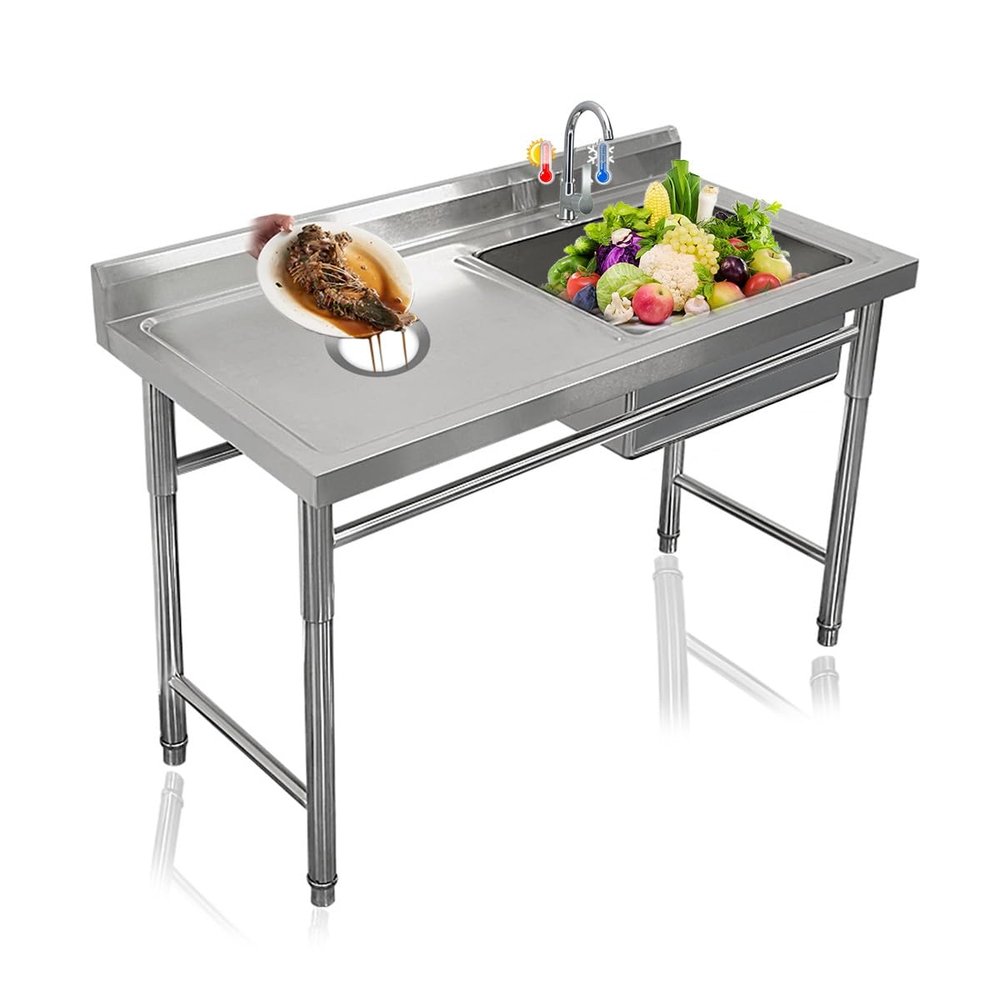 Stainless Steel Kitchen Sink with Faucet