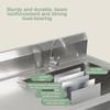 Stainless Steel Kitchen Sink with Faucet view 3