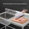 Stainless Steel Kitchen Sink with Faucet view 4