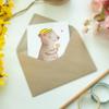 Mr. & Mrs. Panda Bricklayer Woman Heart Greeting Card view 3