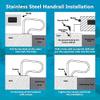 Pool Handrail for Pool Entry, Spa Handrail, Rust-Resistant view 3