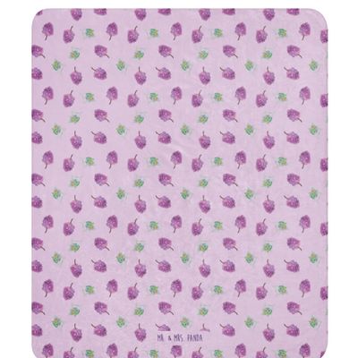 Mr. & Mrs. Panda Grape Pattern Throw Blanket, 130 x 155 cm