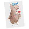 Mr. & Mrs. Panda Postcard, Plumber Heart view 1