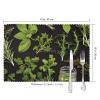Placemats for Dining Table, Easy-Clean, Non-Slip, Heat-Insulating, Washable, Basil, Thyme, Dill and Rosemary, 30 x 45 cm, Set of 6 view 3