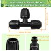 TTioDri 13-Piece 1/2-Inch Barbed T Fittings for Drip Irrigation Tubing view 2