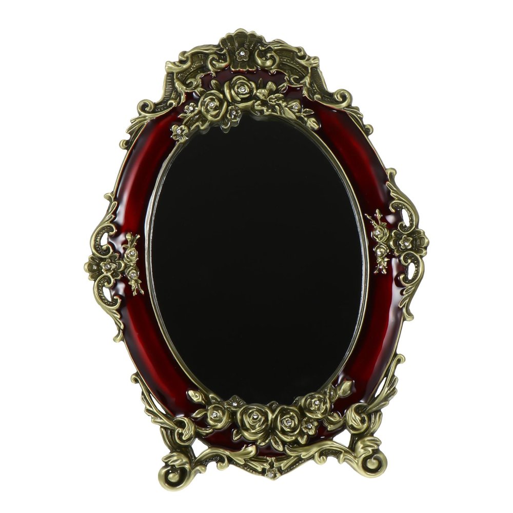MAGICLULU Vintage Tabletop Makeup Mirror for Bedroom and Dresser