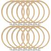 Embroidery Hoops, 12-Piece Set, 5.1-Inch Bamboo Hoops view 2