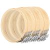 Embroidery Hoops, 12-Piece Set, 5.1-Inch Bamboo Hoops view 3