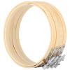 Embroidery Hoops, 12-Piece Set, 5.1-Inch Bamboo Hoops view 4