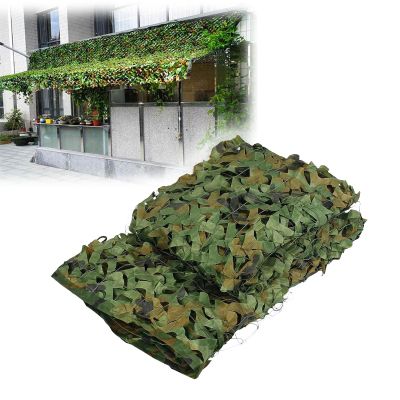 Becool Fish Camouflage Net, 4x4 m/6x6 m/8x9 m/9x15 m/15x20 m, Hunting Camouflage Net, Decorative Sunshade Net for Pavilion, Tent, Camping, and Car (Color: Jungle, Size: 4x7 m)