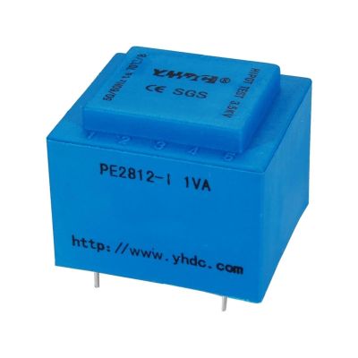 CLBSWYEJK PE2812-I 1 VA 230 V / 6 V/7.5 V/9 V/12 V/15 V/18 V/24 V Isolation Transformer (Size: 1 VA, 230 V–24 V)