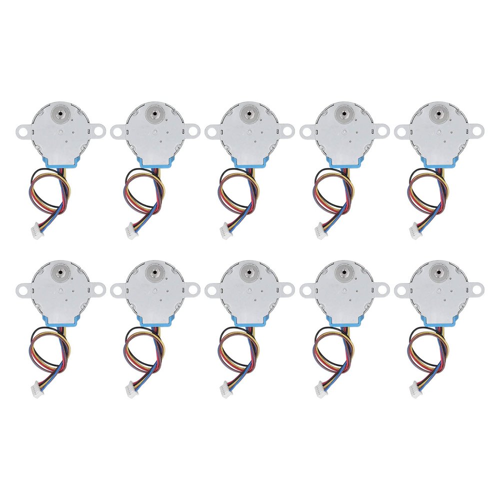 Stepper Motor, Alloy Steel Housing, 10 cm Wire, 80 Nm Torque, 10-Pack