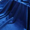 YTETDE Royal Blue Gold Velvet Fabric with Micro-Stretch, 0.5 m x 1.55 m view 1