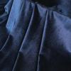 YTETDE Royal Blue Gold Velvet Fabric with Micro-Stretch, 0.5 m x 1.55 m view 3