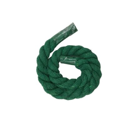 5 m 3-Ply Twisted 100% Cotton Cord, 20 mm, Grass Green