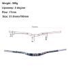 Aluminum Bicycle Handlebar, 31.8 mm x 780 mm, Rigid Riser Bar, 355 g, Red view 3