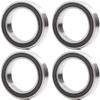 4-Piece 6805 2RSV MAX Bearing, 25 × 37 × 7 mm, C2, Full Balls, Bicycle Pivot Repair Parts, 6805-2RS / 6805LLU view 1