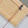 SANJIAOJIA No-Drill Bamboo Roman Shade, Indoor/Outdoor, Side-Pull, for Windows & Doors, 50 cm x 190 cm view 3