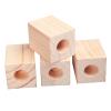 NANNAN3360 Wooden Furniture Risers, 4-Pack, Heavy-Duty Supports, Raises Furniture by 5–15 cm view 1
