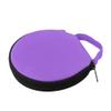 Slakerbe Portable CD Case, Oxford Fabric DVD Storage Organizer, 20-CD Capacity, 160 x 165 x 30 mm, Purple view 1