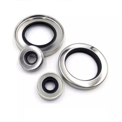 1-Pc. Stainless Steel PTFE Double-Lip Shaft Oil Seal, 45 × 70 × 12 mm