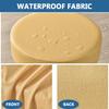 Round Bar Stool Cover, Waterproof Stretch PU Leather view 3
