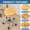 Round Bar Stool Cover, Waterproof Stretch PU Leather view 4