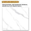 Marble-Pattern Coffee Table Set of 2, Modern Side Tables for Living Room, Bedroom, Balcony and Patio view 4