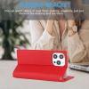 Belzsxy Samsung Galaxy S10 Leather Flip Case with RFID Protection, Card Slots and Stand, Red view 3