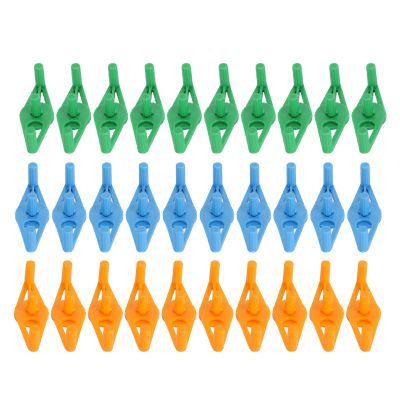 Fabater Adjustable Plant Training Clips, 30 Count, Durable Plastic