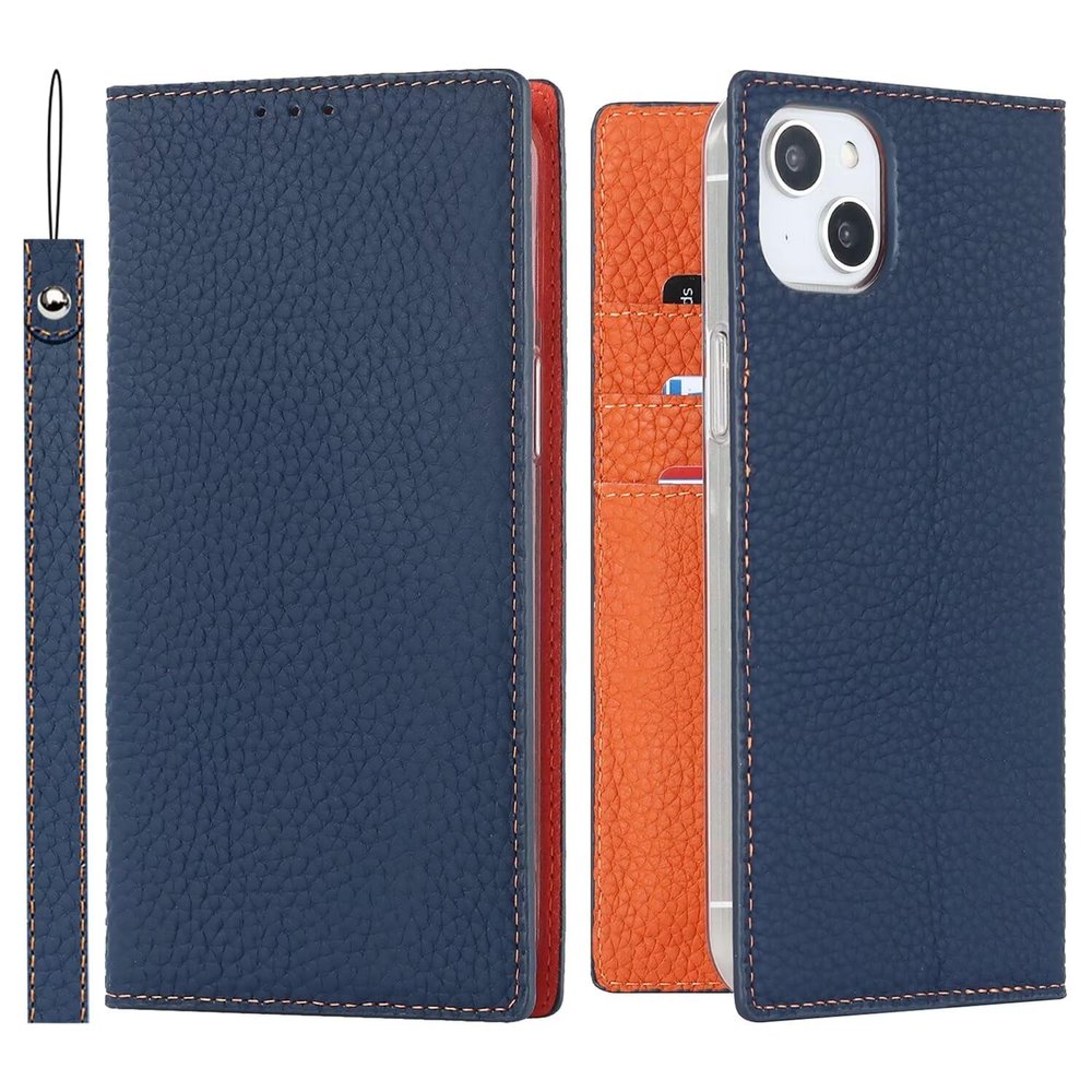 Belzsxy Leather Wallet Case for Samsung Galaxy S21, Blue