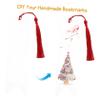 Durable Blank Acrylic Bookmarks with Tassels and Delicate Design view 2